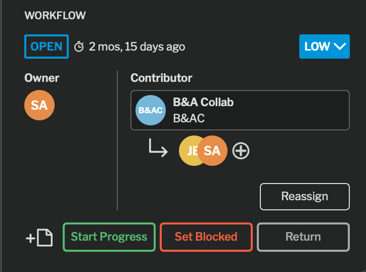 Workflow Widget