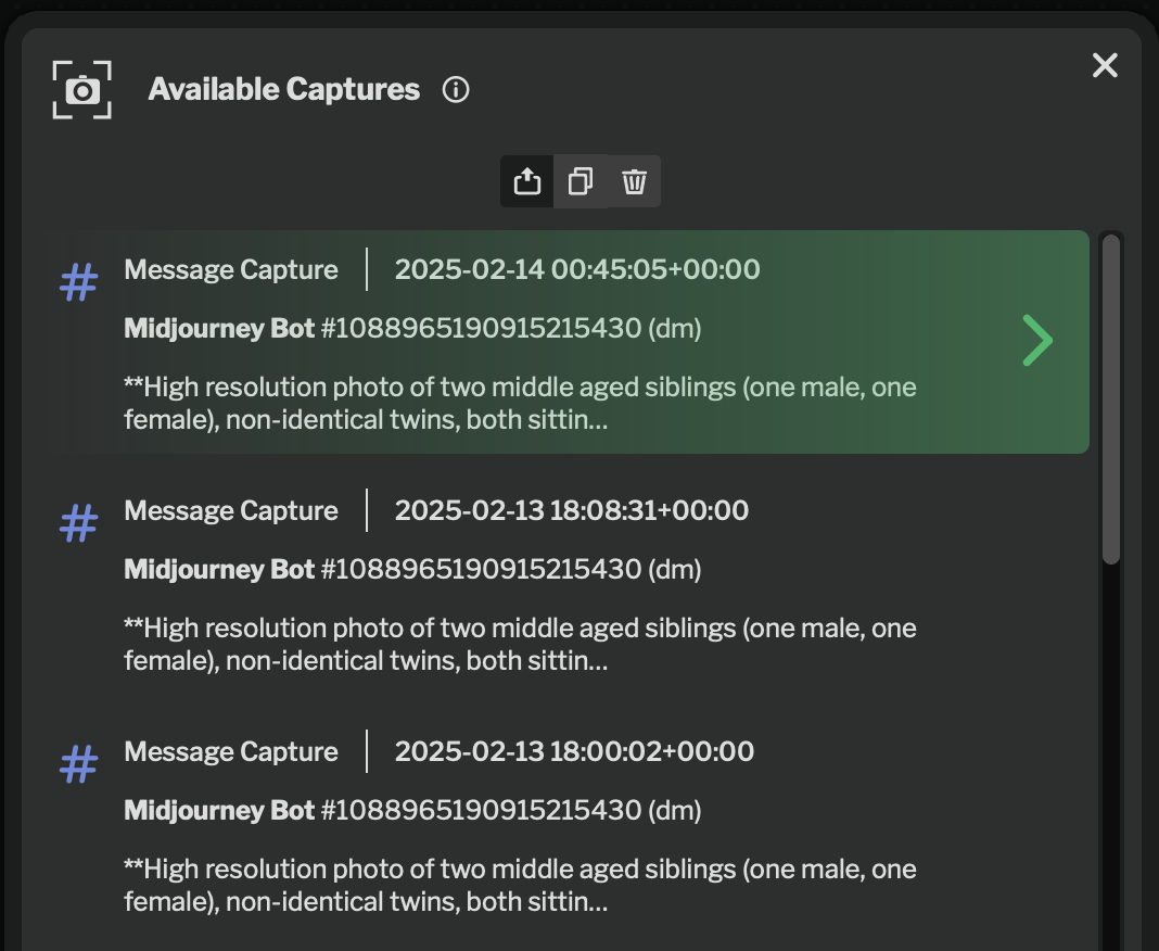 Capture Manager Add