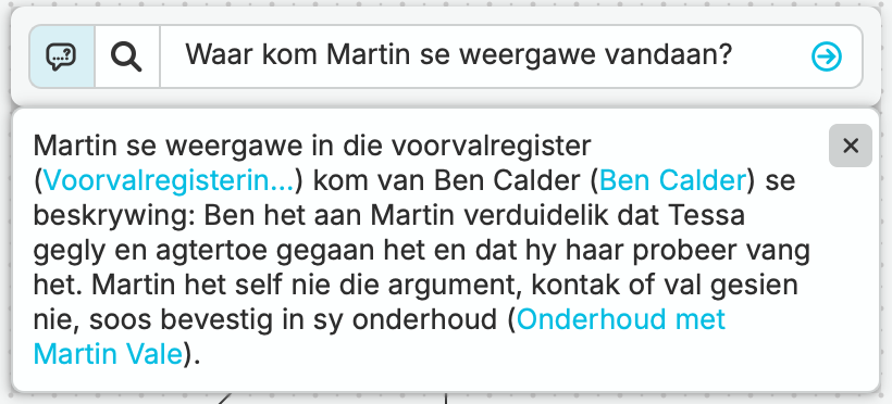 nQuest herlei Martin se beskrywing van ’n gly na Ben se weergawe en skakel na die ondersteunende saakrekords.